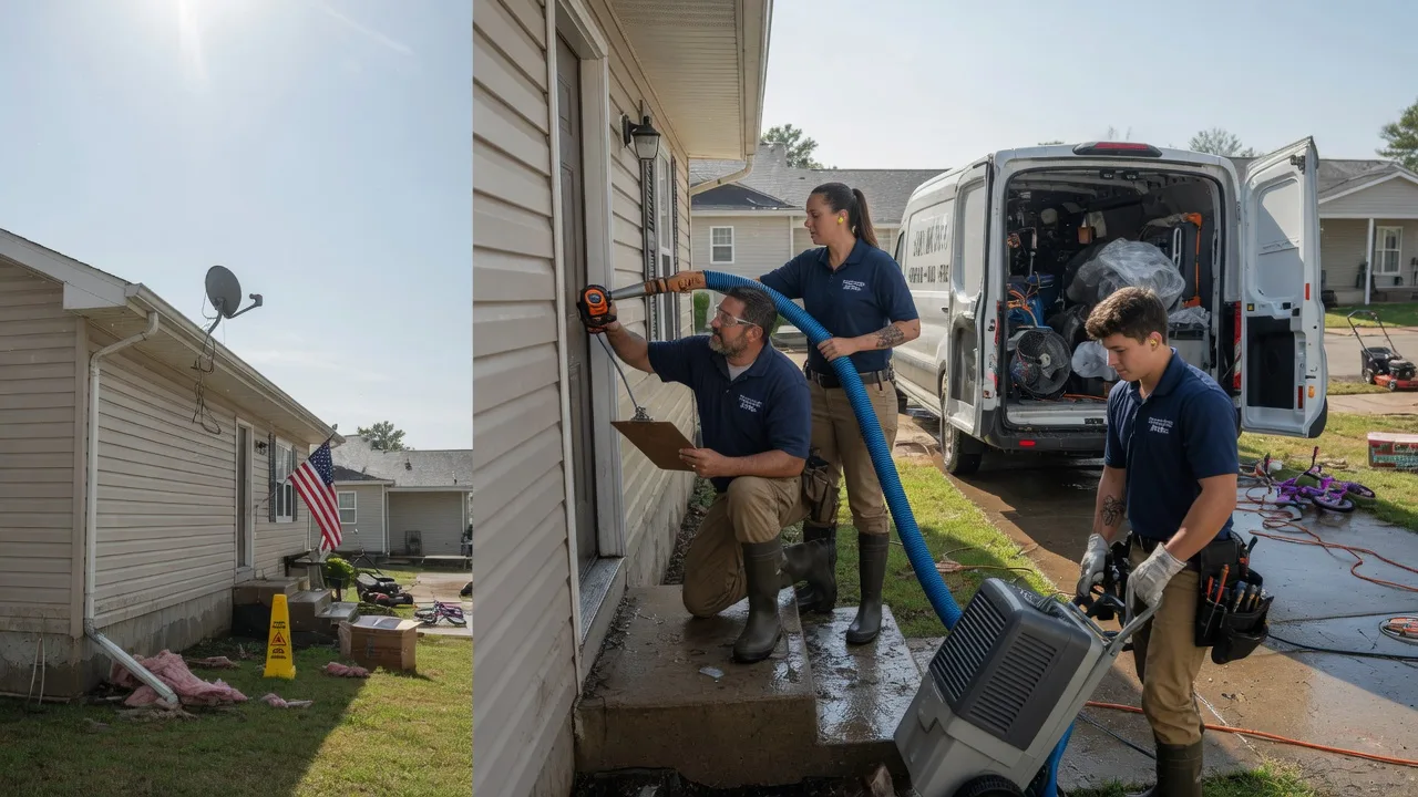 Ceiling Water Damage Restoration in Chapmansboro, TN near me